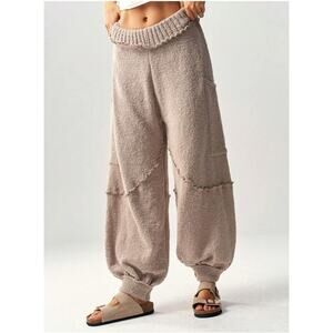 Free People Inspired Boho Oversized Pants Shein Bohemela Black Women's Size S